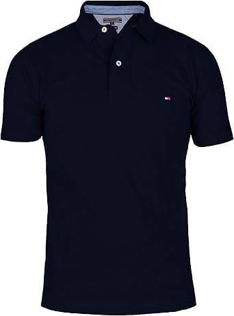 Polo bleu marine Homme - Tommy Hilfiger | Destock Jeans