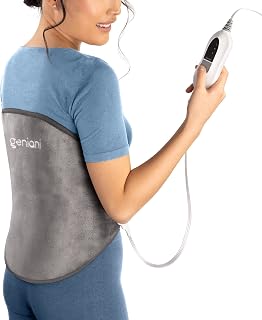 GENIANI Electric Heating Pad for Back Pain & Cramps Relief, 15