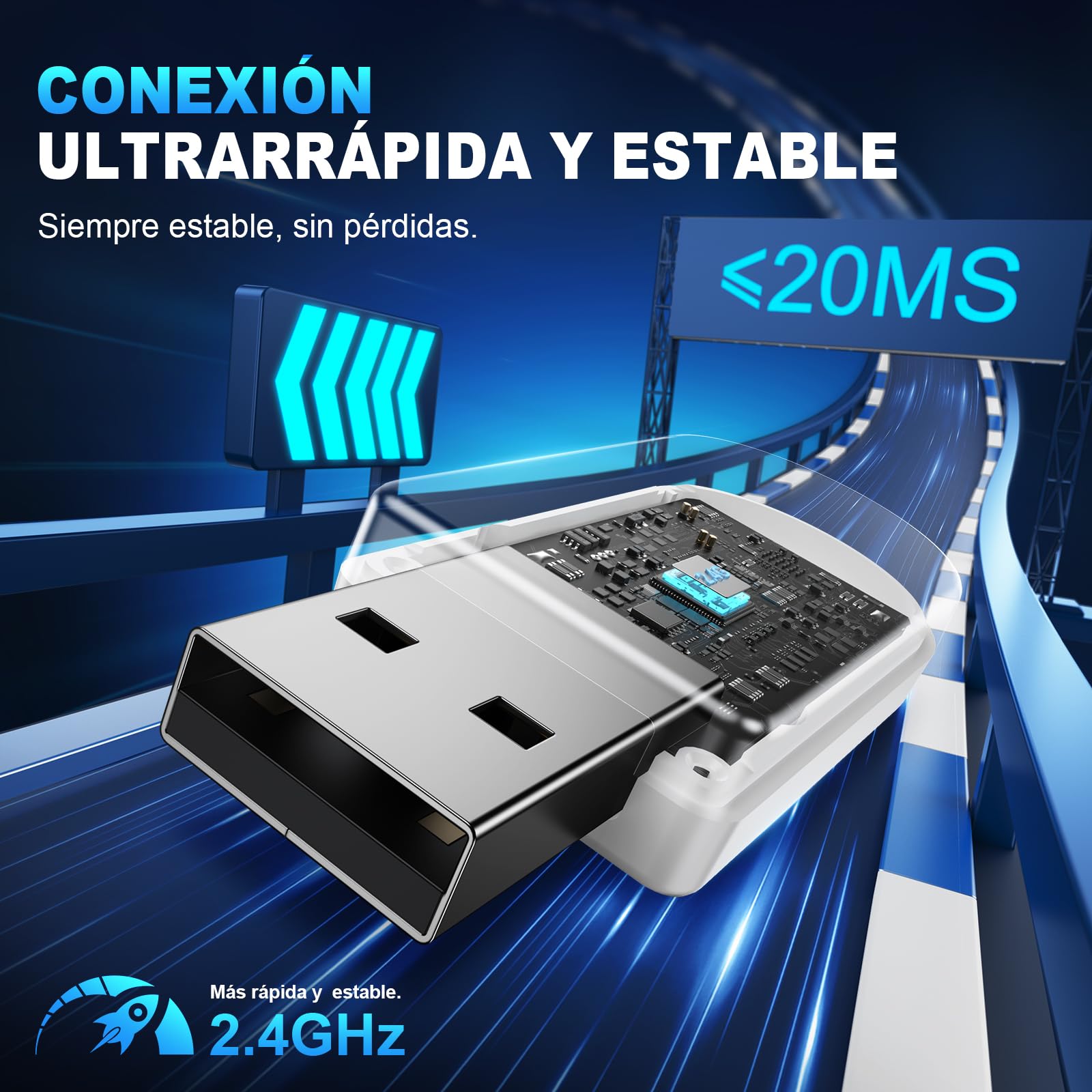 VK84 Cascos Gaming Inalambricos para Ps4, Ps5, PC, Mac, Switch, Auriculares Gaming con Micrófono con cancelación de Ruido, Cascos de Juego Bluetooth 5.4, Blanco Y Negro Brillante