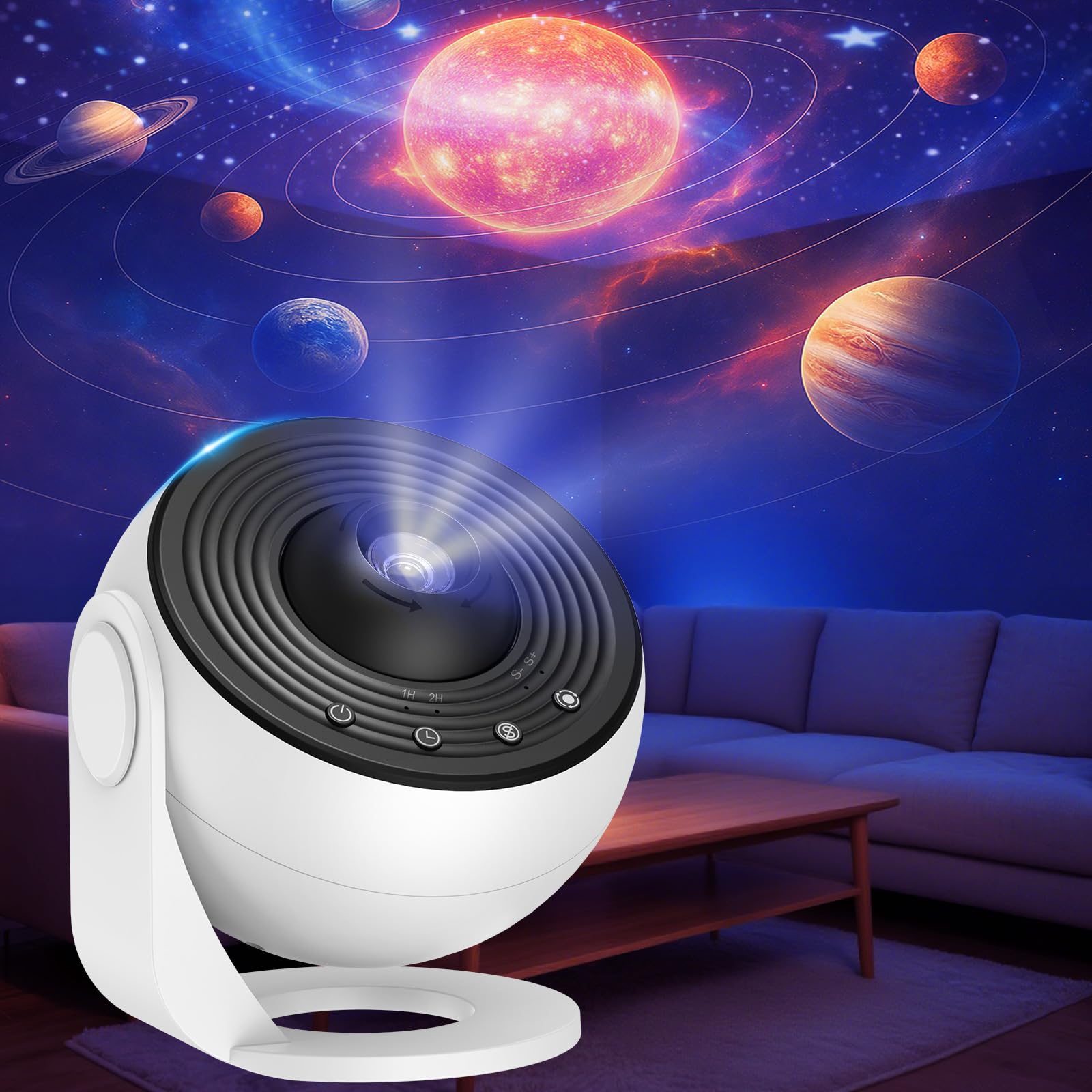 Tryora Galaxy Planetarium Star Projector, 13 in 1 Galaxy Star Projector Light with 13 Film Discs Starry Sky Night Light Planetarium Projectors with Timer for Adults Kids Ceiling Bedroom Decoration