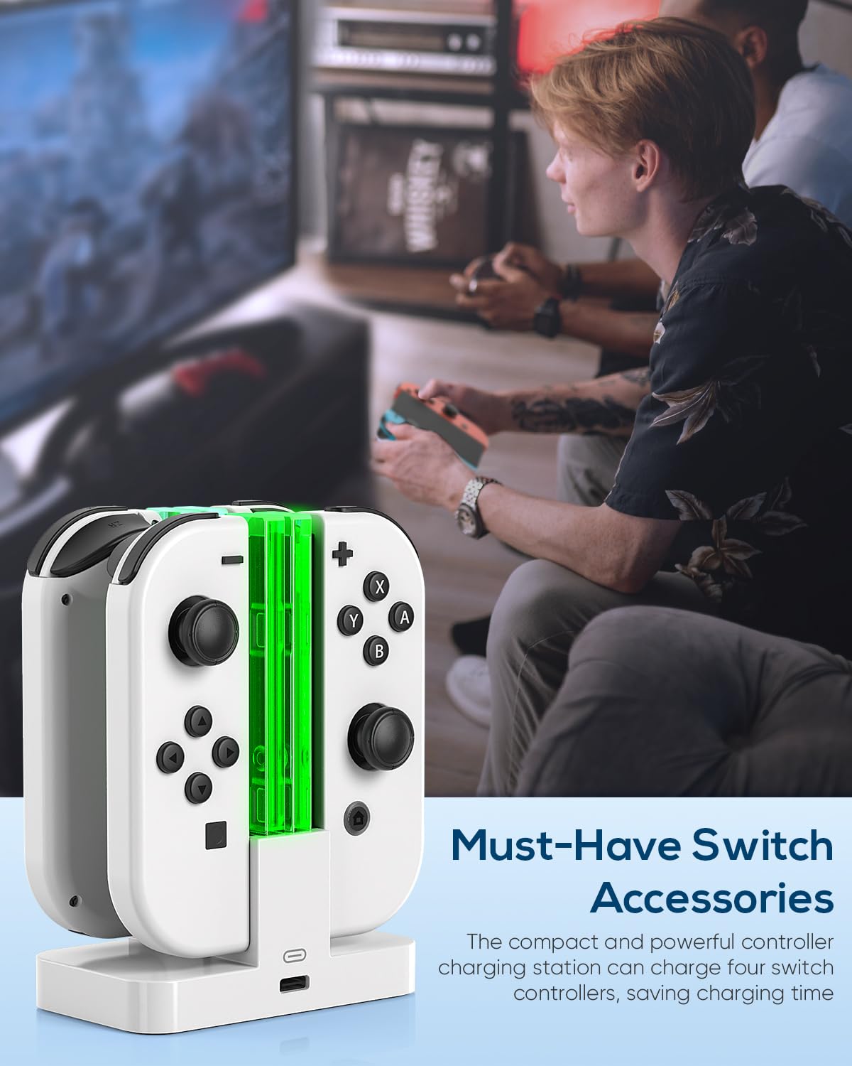 Charging Dock Must Have Switch Accessories Nintendo Switch Joy-con