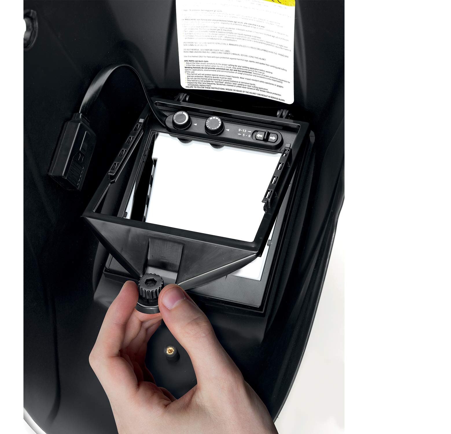 Automatische Schweißmaske - Optische Klasse 1/1/1/2 Mit UV/IR Schutz