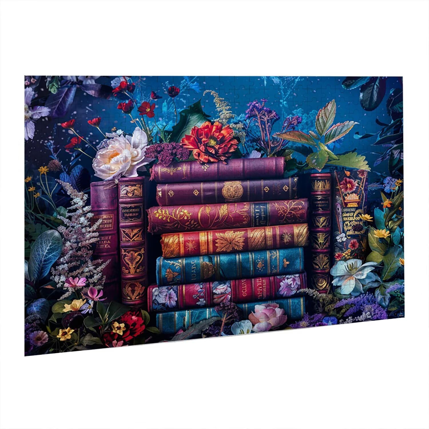 Puzzle dla dorosłych 5000 elementów Puzzle Flower Book 105,5X156,5cm-Gra edukacyjna-Puzzle Wyzwanie Gra edukacyjna, Puzzle dla kobiet, prezenty dla mężczyzn Dekoracja-Idealna aktywność rodzinna fr0