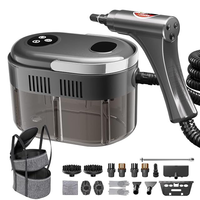Steam Cleaner 15s Heat-Up 1 5L Tank 6-Level Adjustable Handle Steamer for Cleaning Portable Steamer for Cleaning with