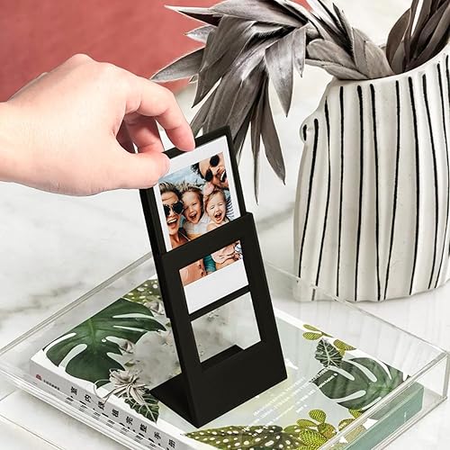Miniatura 5 de CAIYOULE Marco magnético de fotos acrílico para Instax Mini 11 9 8 7 EVO Polaroid de 3 pulgadas adornos personalizados para exhibición de fotos de