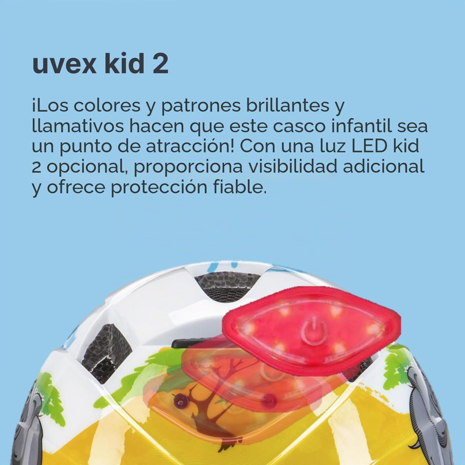 uvex Kid 2 - Casco Ligero Infantil - Ajuste de Talla individualizado