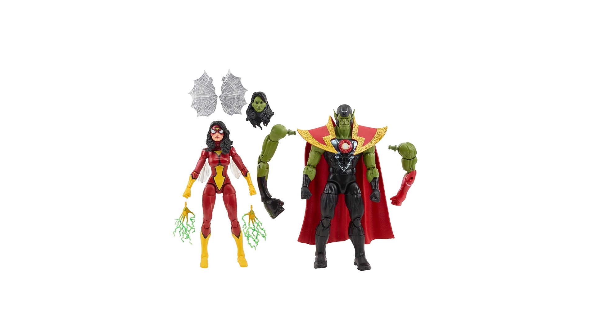 マーベルレジェンド・スクリュール・クイーン & スーパースクリュール・新品未開封 Amazon.com: Marvel Legends Series Skrull Queen and Super