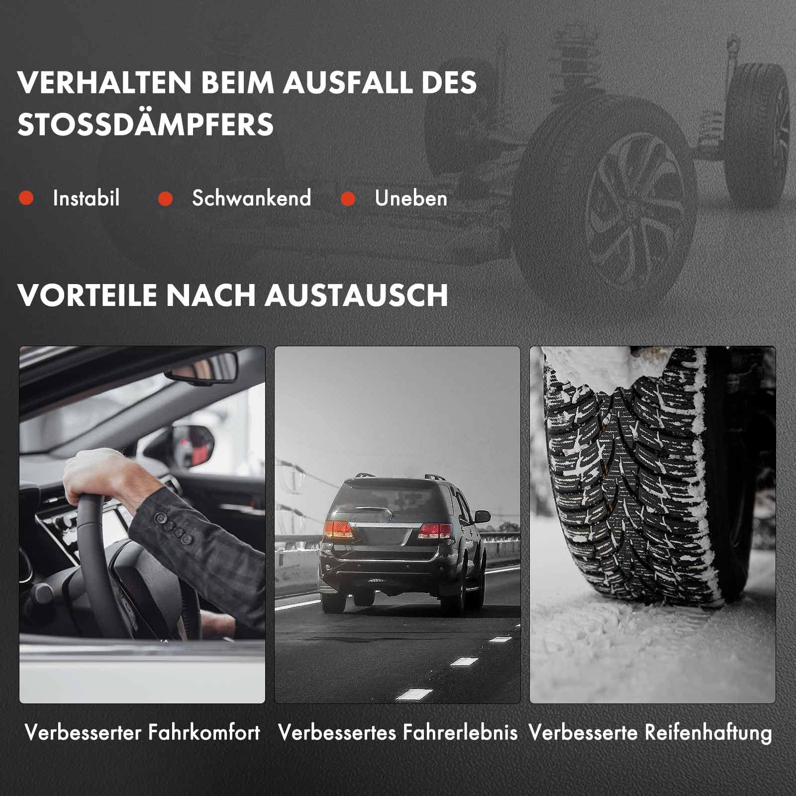 Frankberg Stoßdämpfer Elektronisch Vorne Links Kompatibel Mit X5 F15 F85 M50d SDrive25d XDrive30d XDrive50i 2013-2018 X6 F16 F86 M50d XDrive30d XDrive35i XDrive40d 2014-2019