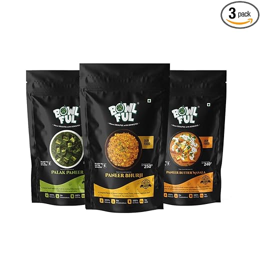 Bowlful Jain Paneer Combo, 100% Natural, Ready to Eat, Freeze Dried Food