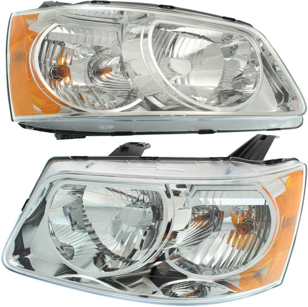 CarLights360 For Pontiac Torrent Headlight Assembly 2006 07 08 2009 Driver Side w/Bulbs DOT Certified Replacement for GM2502284