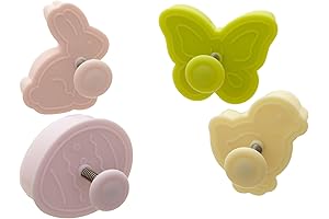 Ateco Easter Themed Plunger Cookie Cutters: Baking Made Easy and Festive
