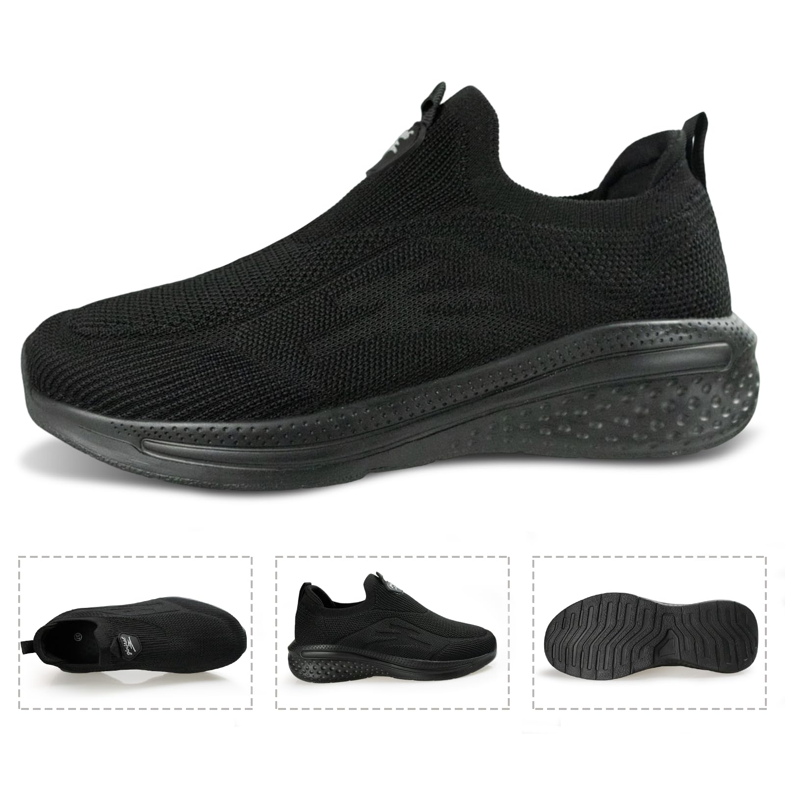 Giniros Zapatillas de senderismo para mujer, ligeras, cómodas, informales, antideslizantes, a la moda