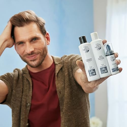 Miniatura 5 de Nioxin System Kit 2 + Spray espesante, para cabello natural con adelgazamiento progresado, tamaño completo (suministro de 3 meses)