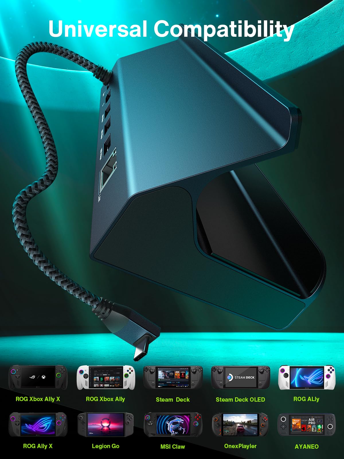 Amazon.com: iVANKY ROG Xbox Ally X(2025)/ROG Ally Dock, 8-in-1