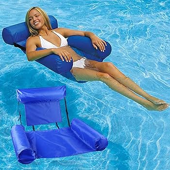 Drijvende stoel zwembad stoelen opblaasbare lazy water bed lounge stoel | NL Drijvende stoel zwembad stoelen opblaasbare lazy water bed lounge stoel | NL