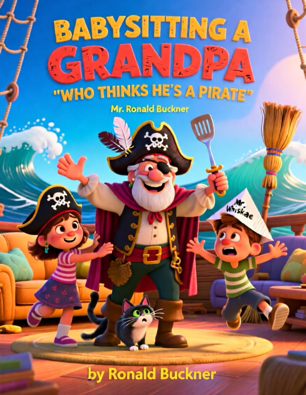Babysitting A Grandpa Who Thinks He's A Priate: Supprise Grandpa Thinks He's A Priate
