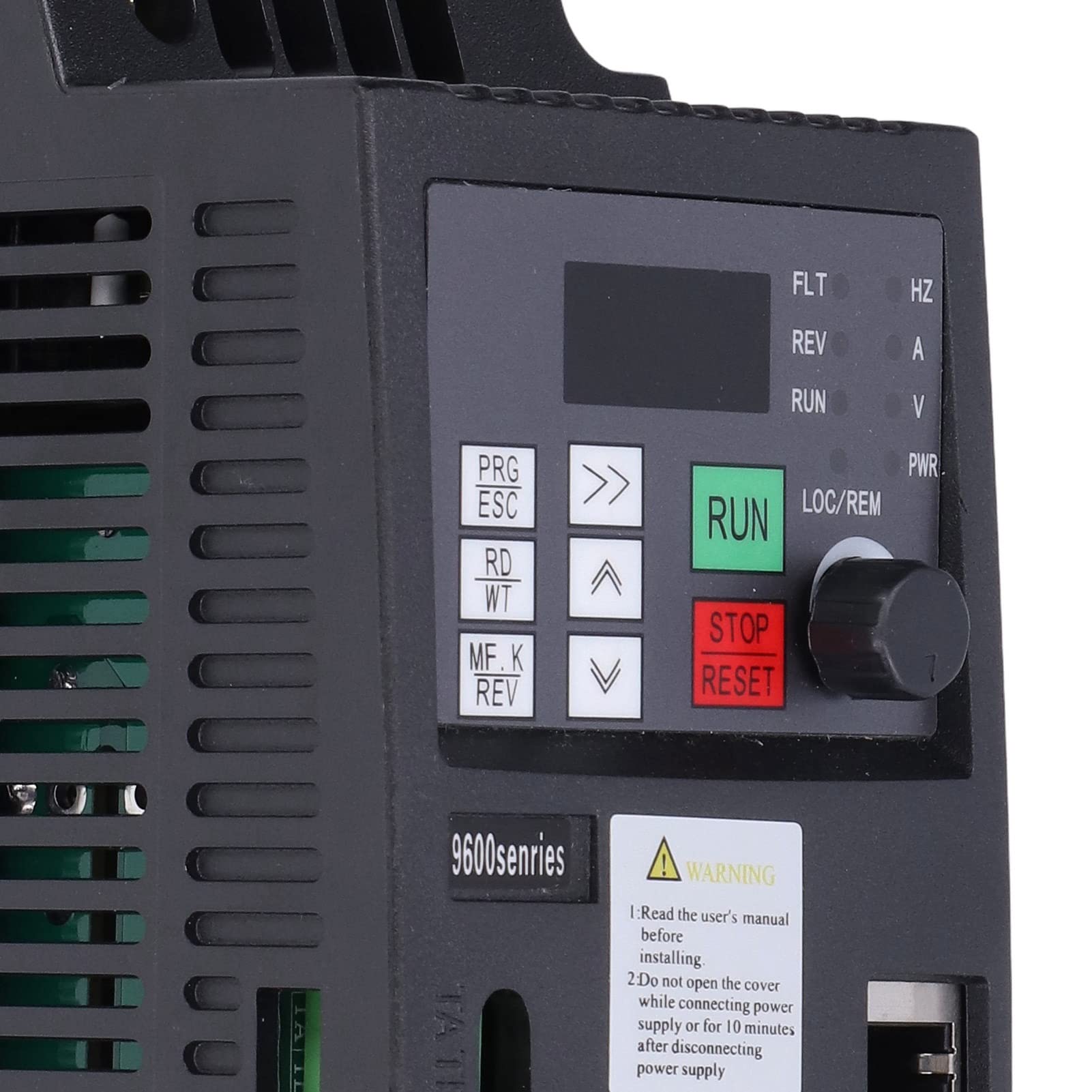 Controlador de Velocidad de 2,2 KW, Variador de Frecuencia, 9600D 1T00220D Inversor Solar Fotovoltaico de 220 V, PCB de Doble Capa, Tubo Digital Rojo
