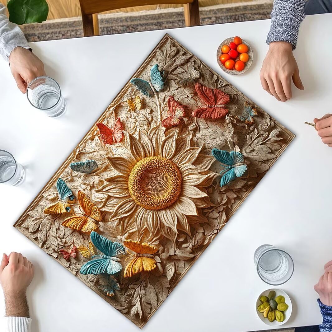 Puzzle Flor, Puzzle 5000 Piezas, Rompecabezas, Regalo Mujer, Decor -8118