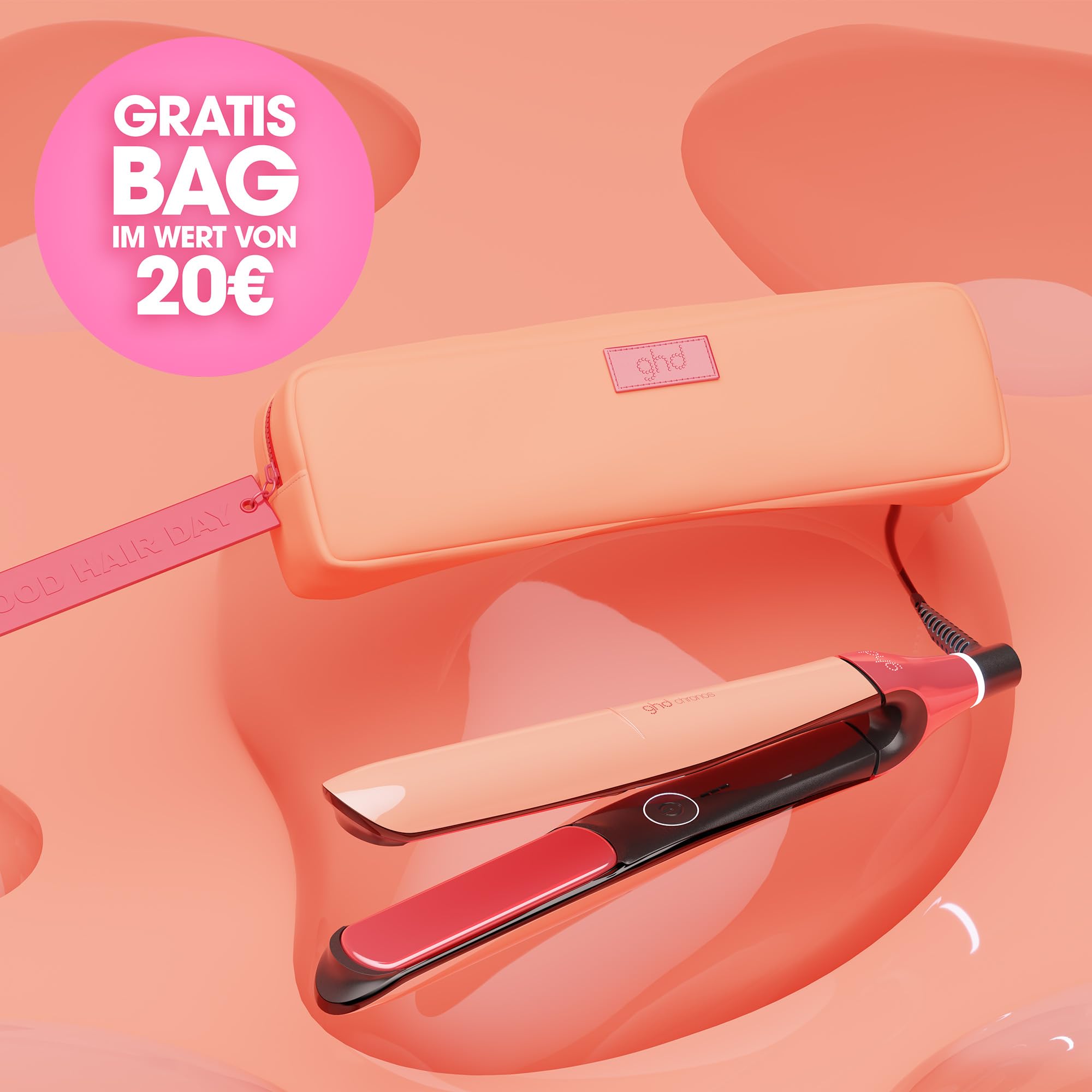 ghd chronos Glätteisen 26 mm Platten smarter Haarglätter Multistyler Anti Frizz Finish