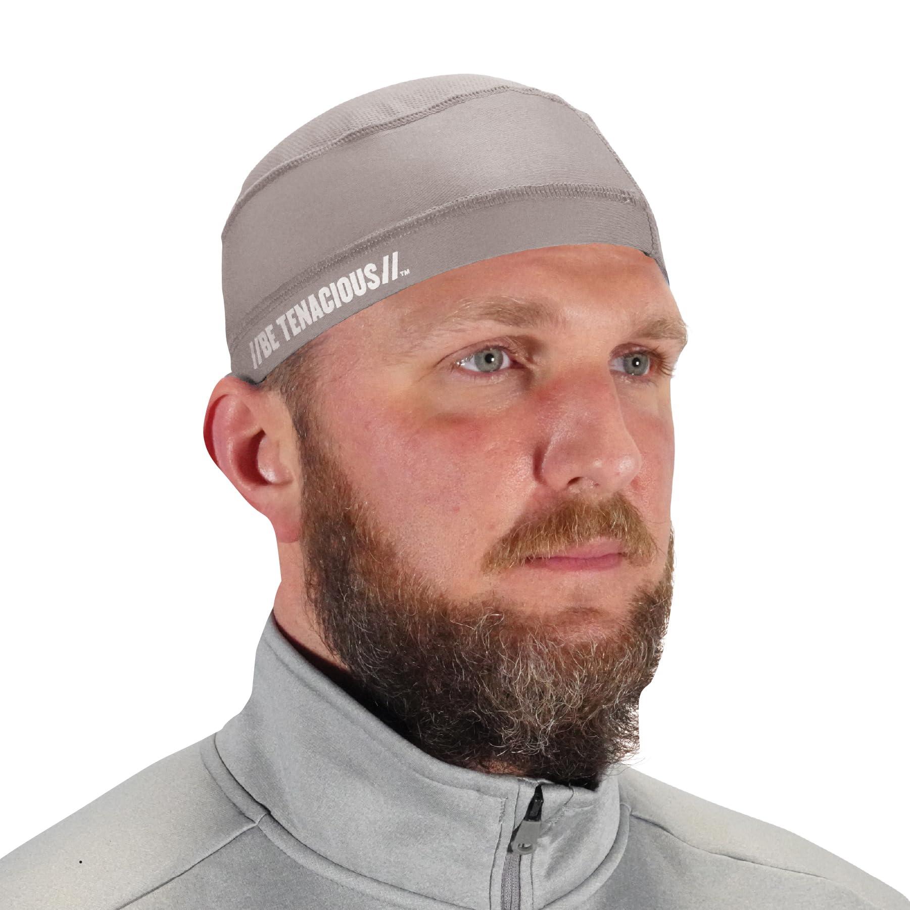 Ergodyne Women's Chill-its 6632 Cooling Skull Cap-Performance Knit, Gray, One Size