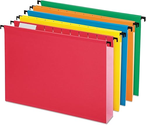 Carpetas colgantes reforzadas con capacidad extra SureHook de Pendaflex Colores Variados