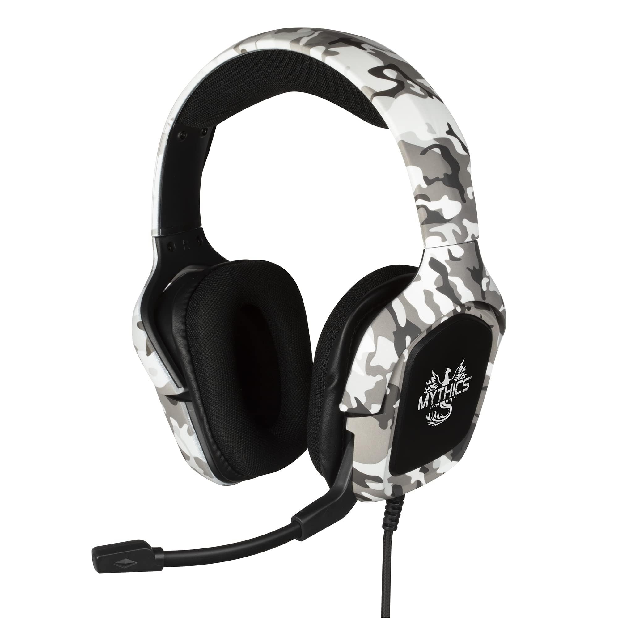 Konix Mythics Casque Gaming Filaire Ares Camo pour PS4, PS5, Switch et Xbox - Microphone 45° - Câble 1,5 m - Prise Jack 3,5 mm - Motif Camouflage