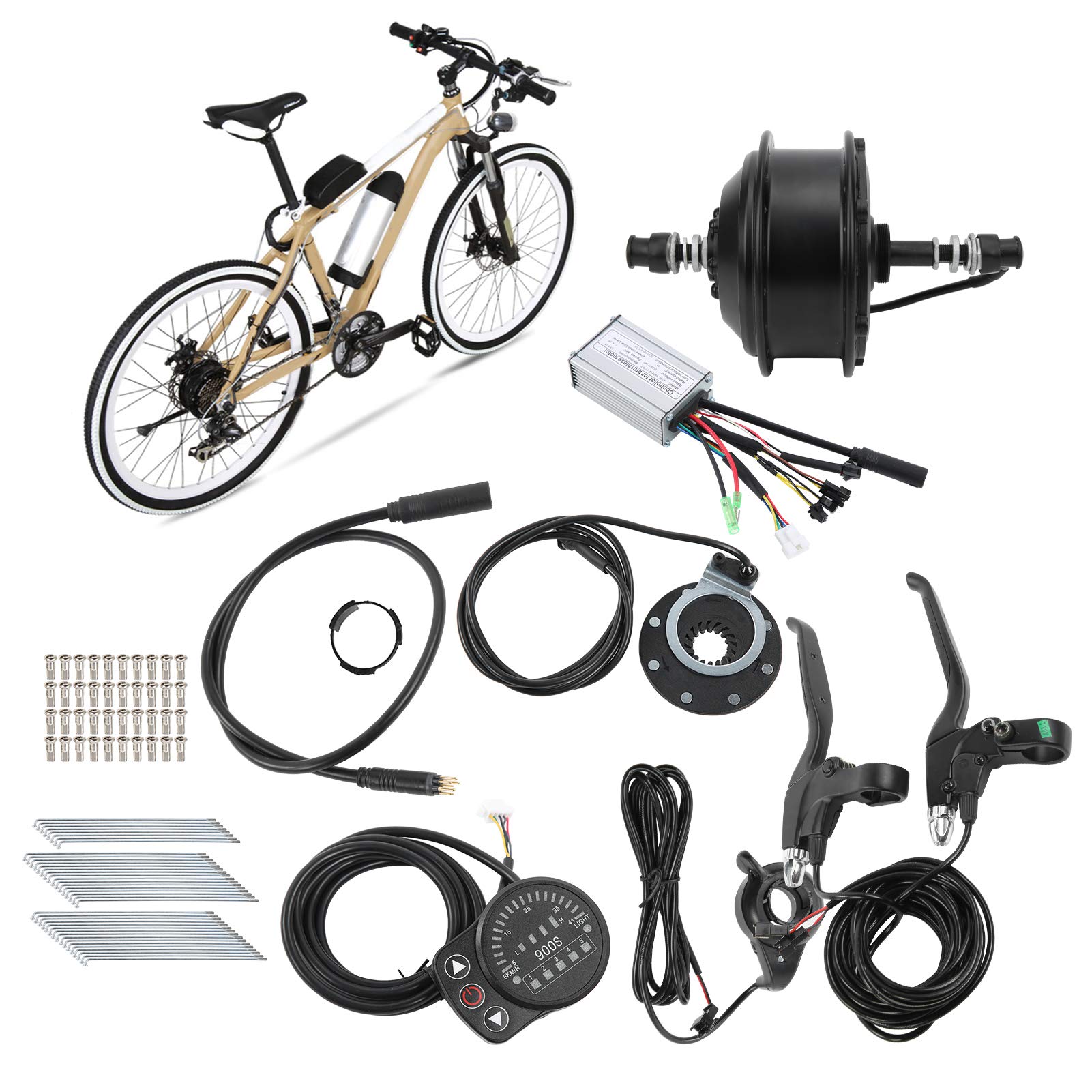 Amazon.co.jp: Zerodis ブラシレスハブモーターキット 自転車電動化