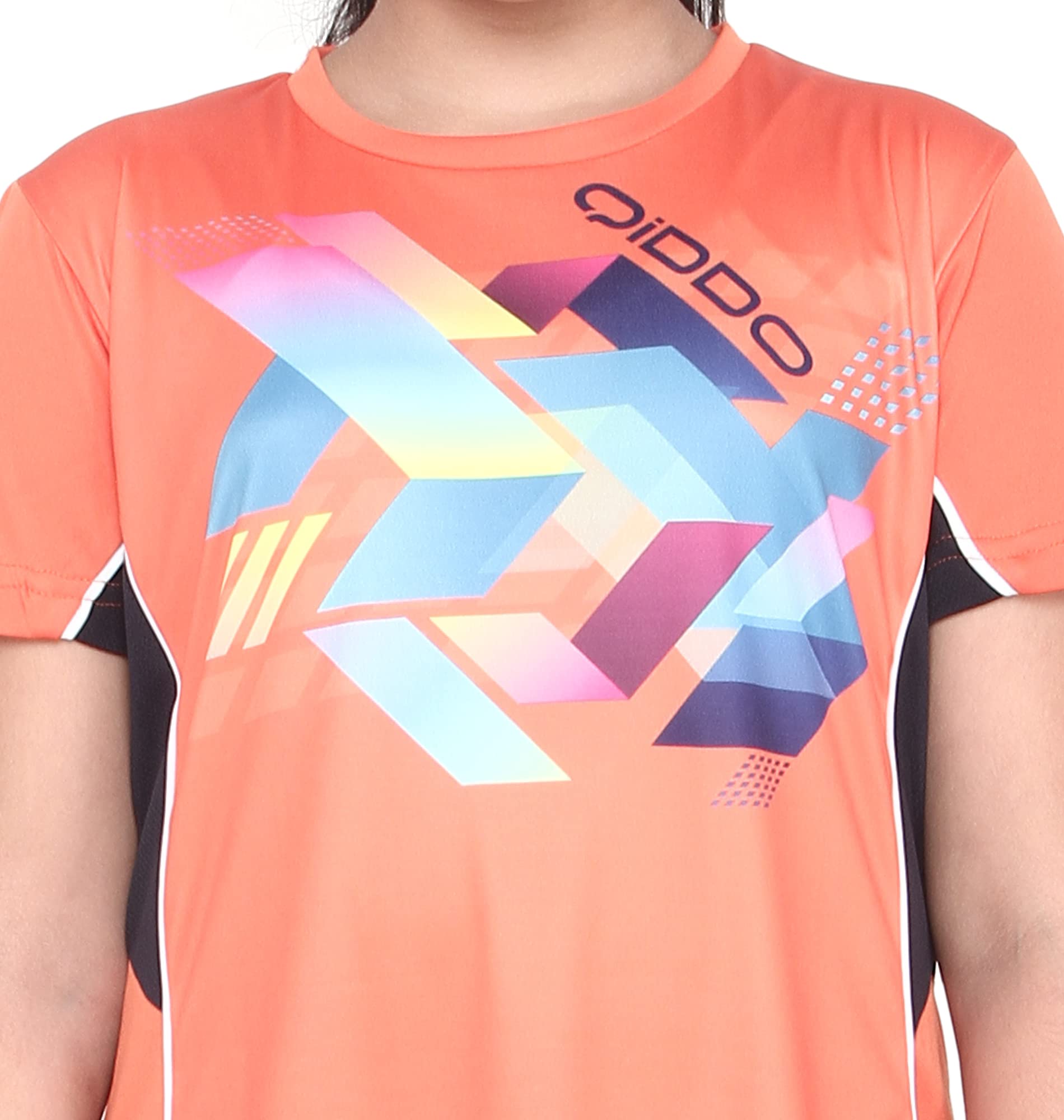 Qiddo Sports Girls' T-Shirt 10-11 Years (Orange) - Image 7 thumbnail