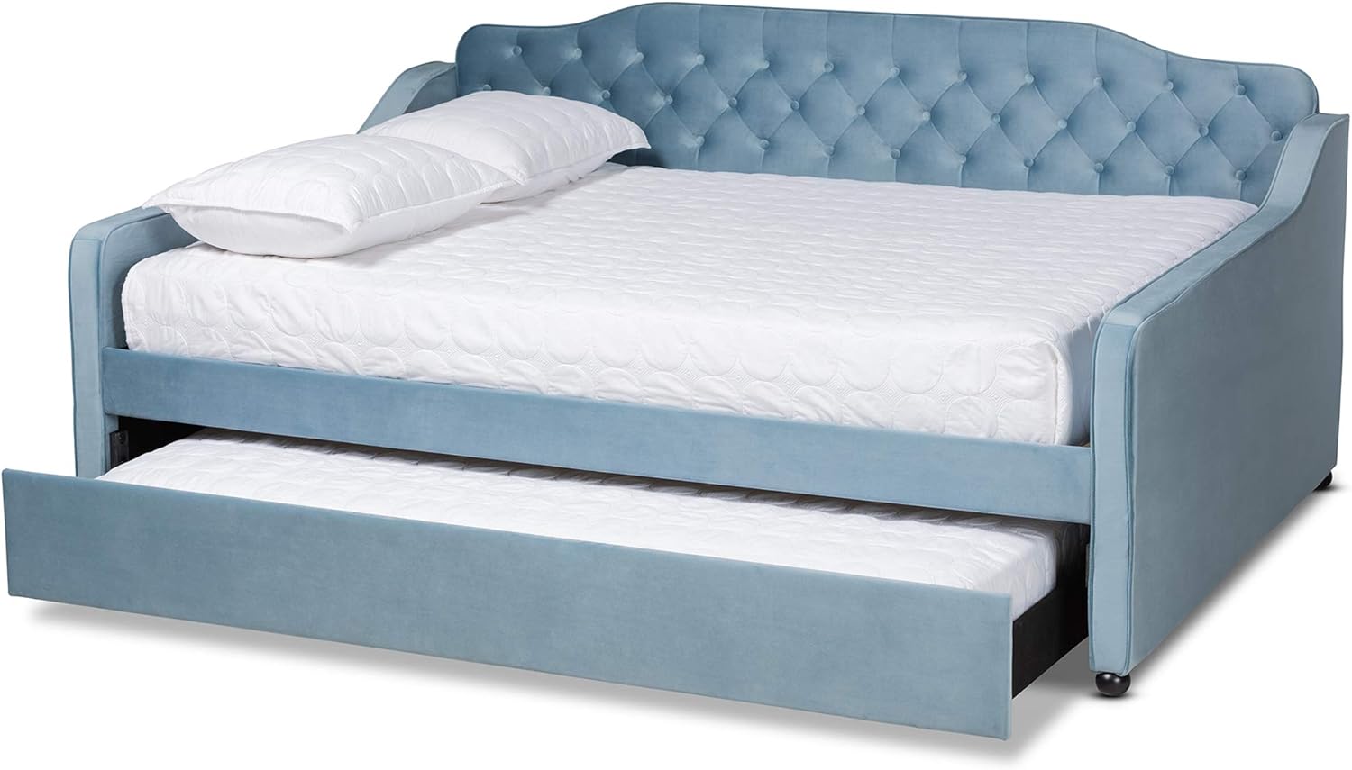 Baxton Studio Daybeds, Full, Light blue