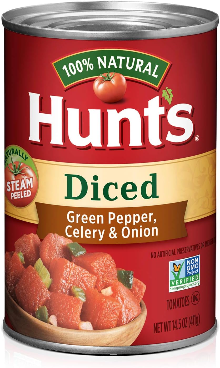 Diced Tomatoes with Green Pepper, Celery & Onion, 14.5 oz, 12 Pack