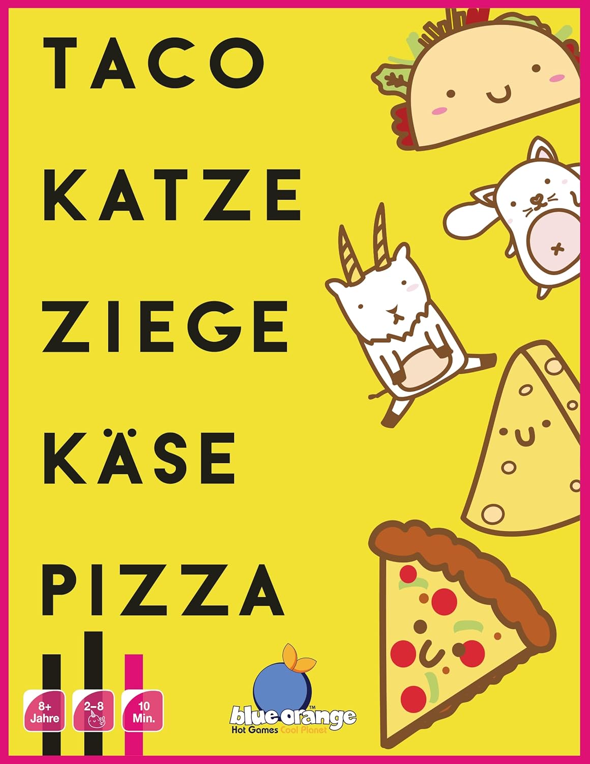 Blue Orange Taco Cat Goat Cheese Pizza: Card Game for 2-8 Players, Ages 8+