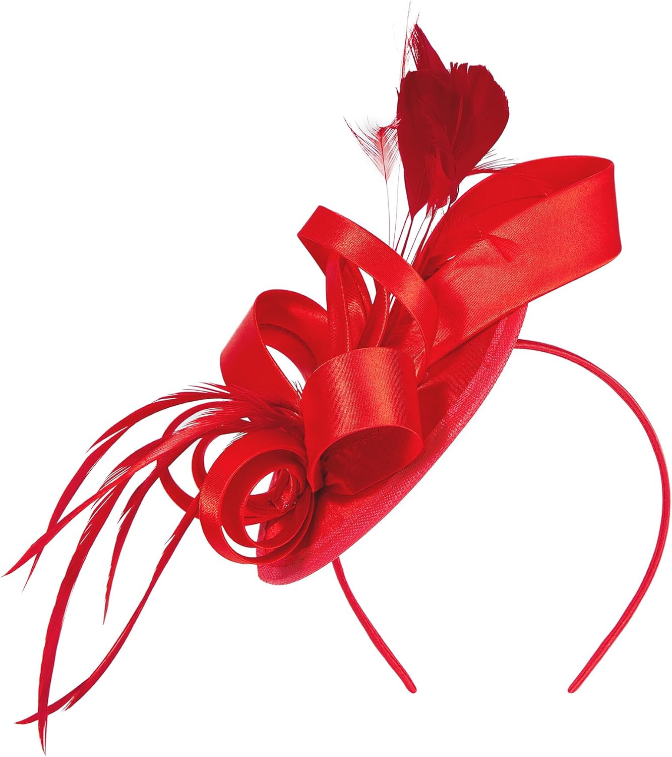 Zando Fascinators Hats for Women Tea Party Hat Ribbons Feathers Ken-Tucky Derby Hats for Women 2025 - Image 2
