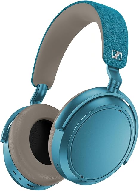 Sennheiser Momentum 4 Wireless Headphones, ANC, 60 Hr Battery, Teal | Adaptive Anc, Up to 60 Hrs Battery, Bluetooth 5.2 with Aptx Adaptive, Fold-Flat Design, USB-C Charging, Built-in Mic
