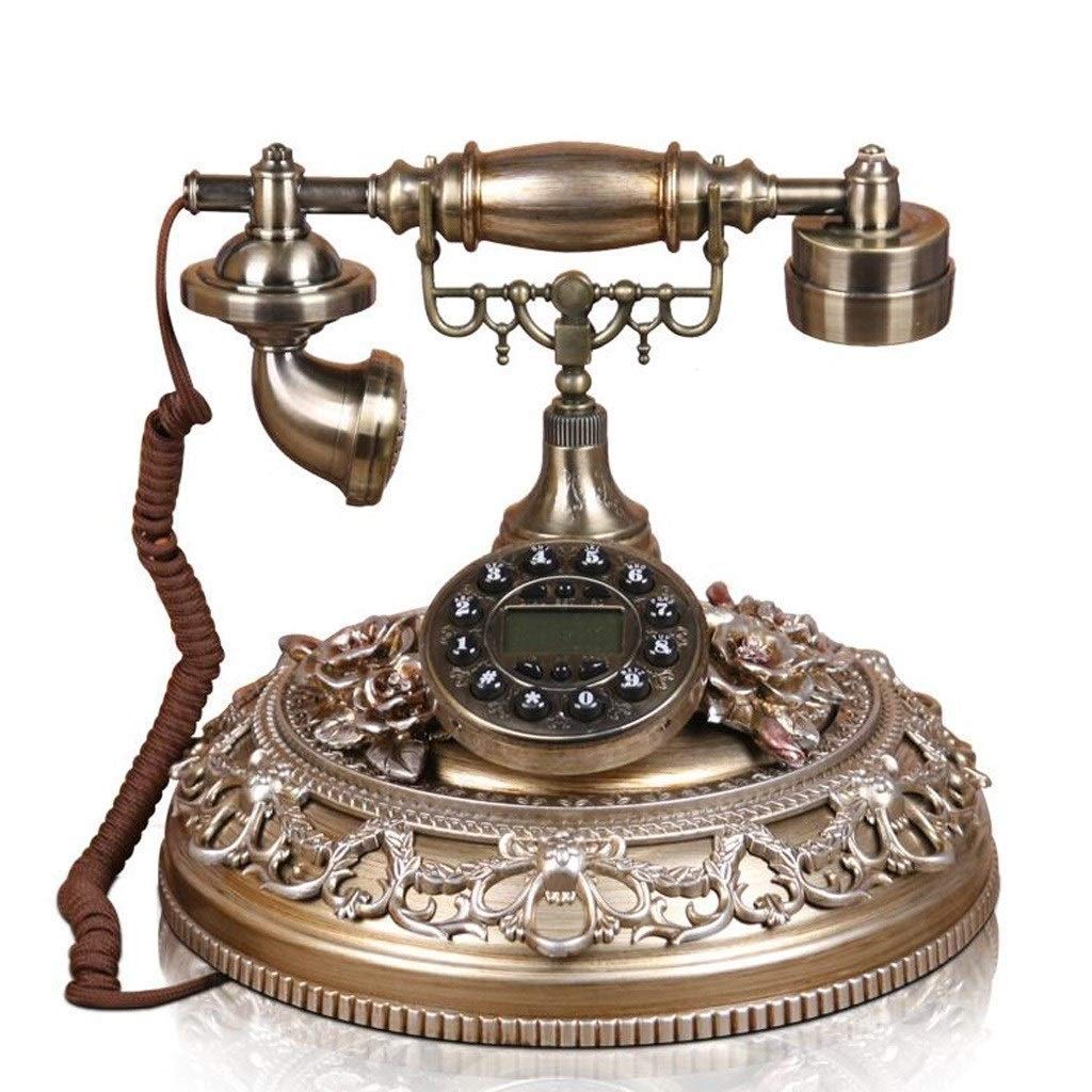 Telefon stacjonarny w stylu europejskim dla gości Telefon stacjonarny do domu Sypialnia Kreatywny telefon retro