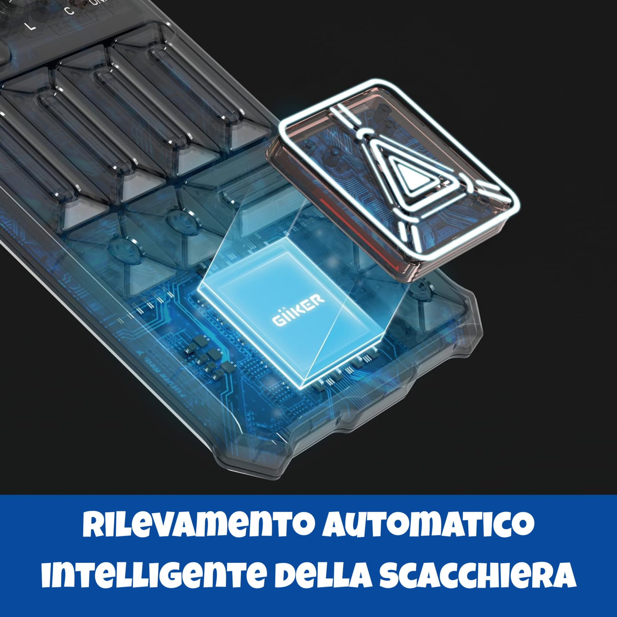 GiiKER Super Slide Puzzle rompicapo a scorrimento, Puzzle Rompicapo con Oltre 500 Sfide Originali, Giocattoli per Bambini Adolescenti, Giochi di Viaggio, Regali di Compleanno