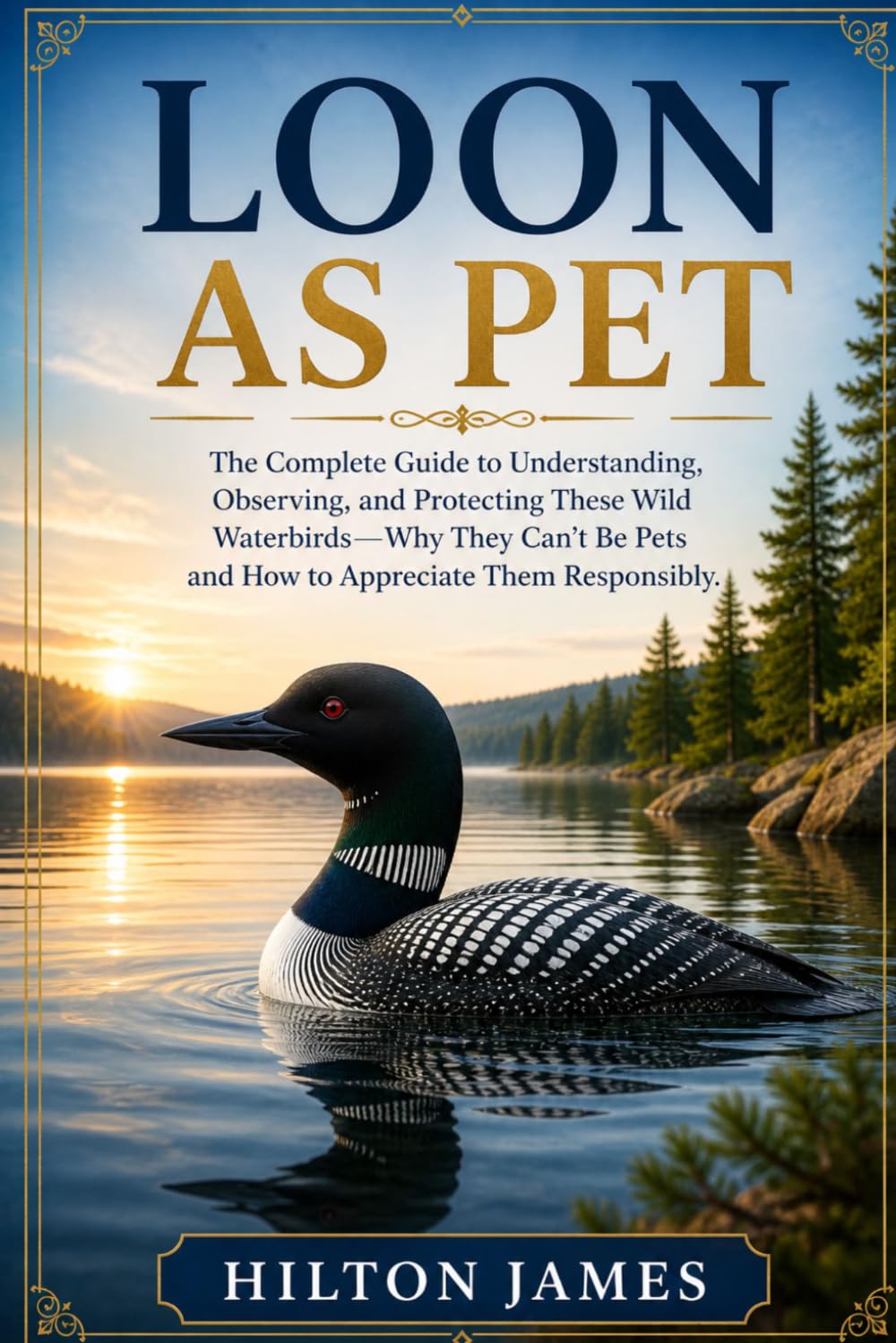 LOON AS PET: The Complete Guide to Understanding, Observing, and Protecting These Wild Waterbirds—Why They Can’t Be Pets and How to Appreciate Them Responsibly.