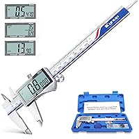 Vista 7 de Kynup Herramienta de medición de pinza, micrómetro exterior de calibrador digital con pantalla grande, herramienta de pinza para mecánicos, joyeros