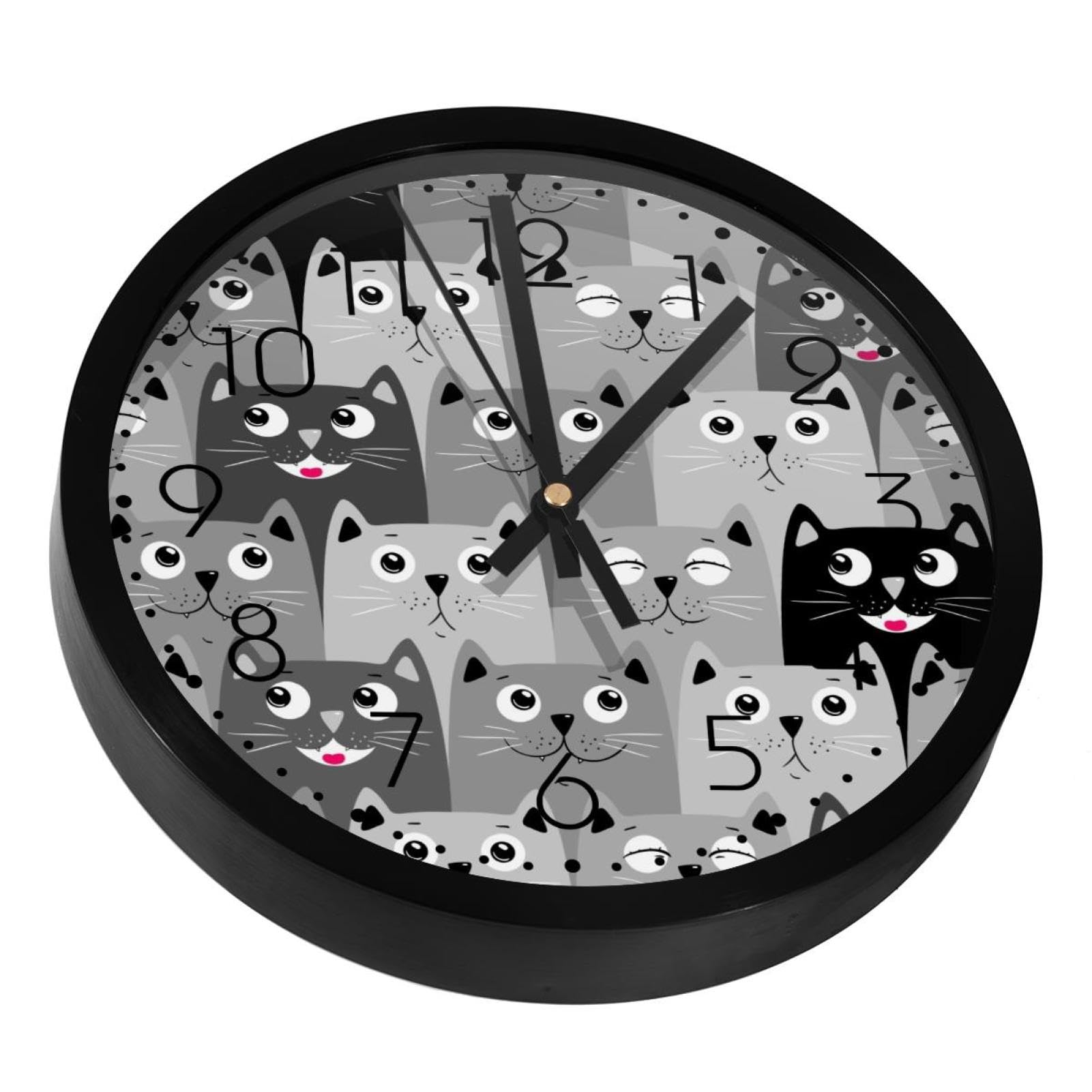 Horloge murale silencieuse de décoration d'intérieur moderne