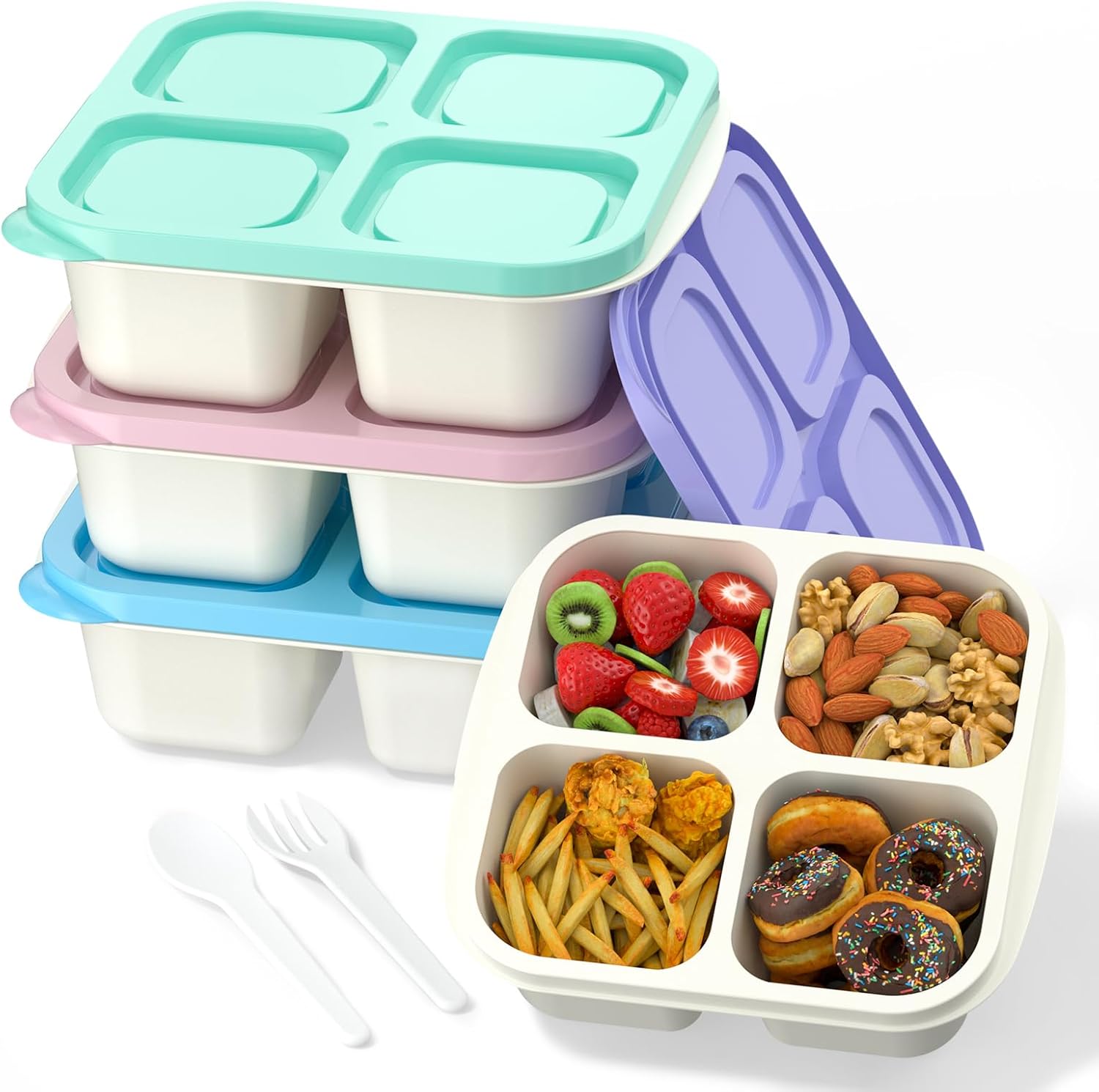 Meal Prep Containers(4 Pack), Salad