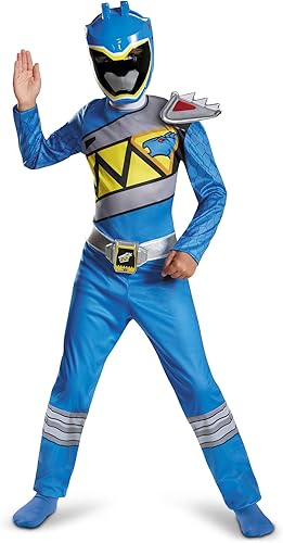 Miniatura 1 de Power Rangers Costume For Boys Blue Dino Charge Kids Beast Morphers Ninja Dinosaur Blue Ranger For Kids