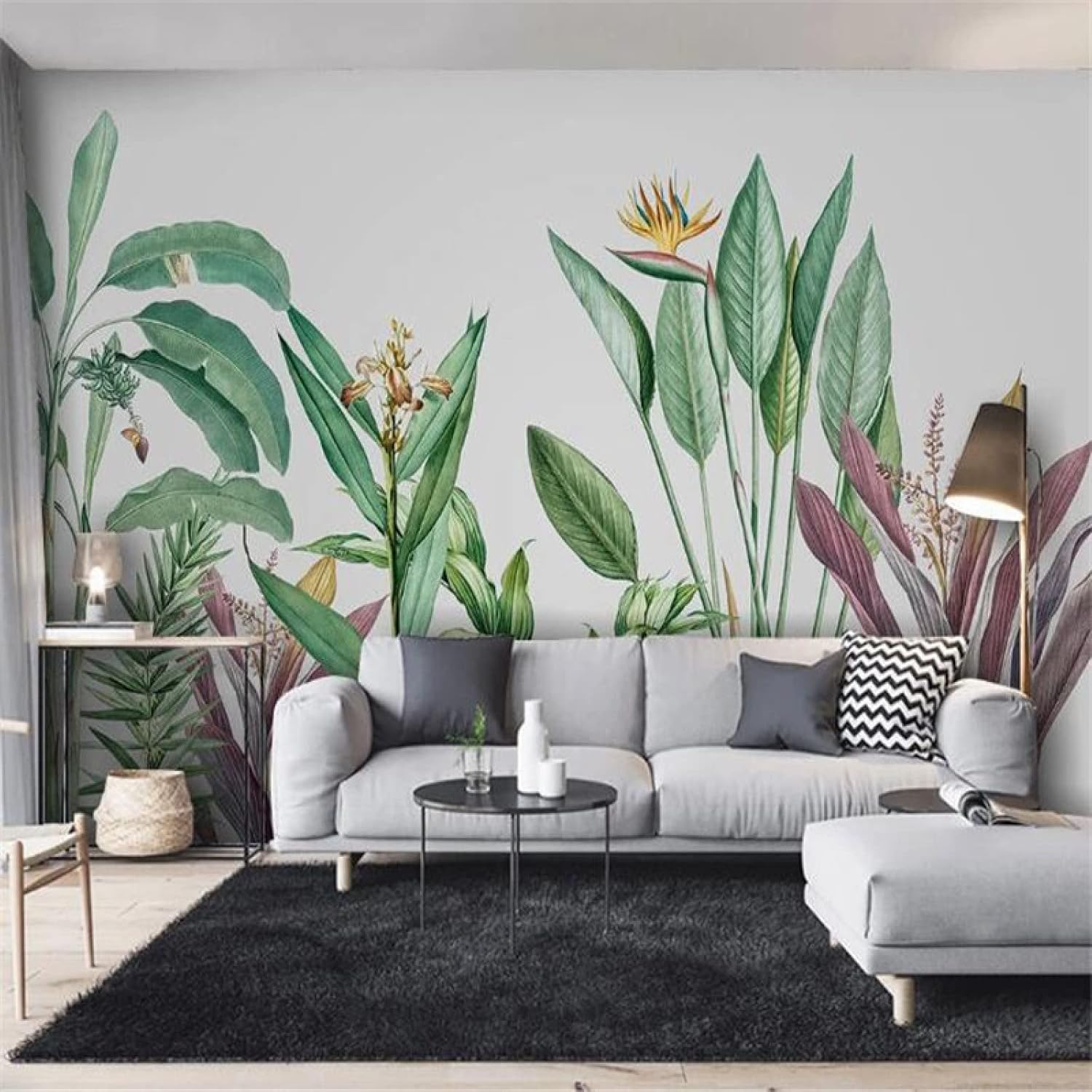 Aangepaste Muurschildering Behang Wit Marmeren Patroon Achtergrond Woondecoratie Woonkamer