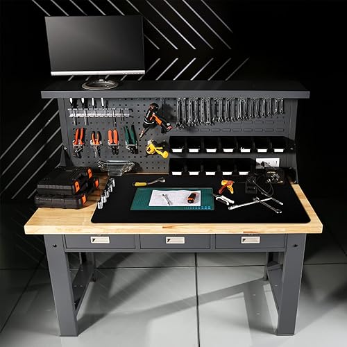 Miniatura 5 de Ewen Tapete grande de silicona para encimera de cocina de 25.6 x 17.7 pulgadas, protector de encimera resistente al calor, tapete de silicona debajo