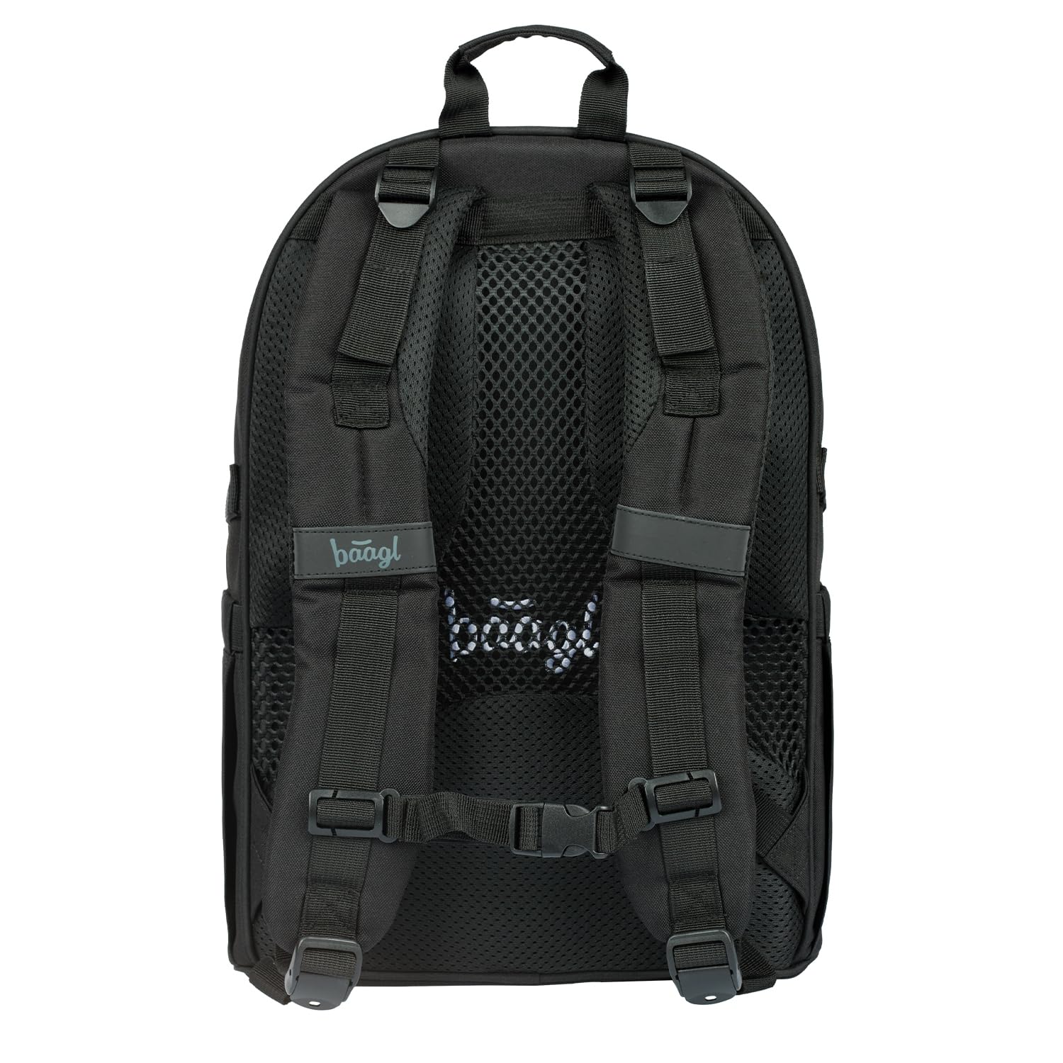 Baagl Wednesday Nevermore - Mochila escolar para niños y niñas, 3 piezas, mochila escolar a partir de 3 clases, mochila escolar con correa para el pecho, mochila escolar ergonómica