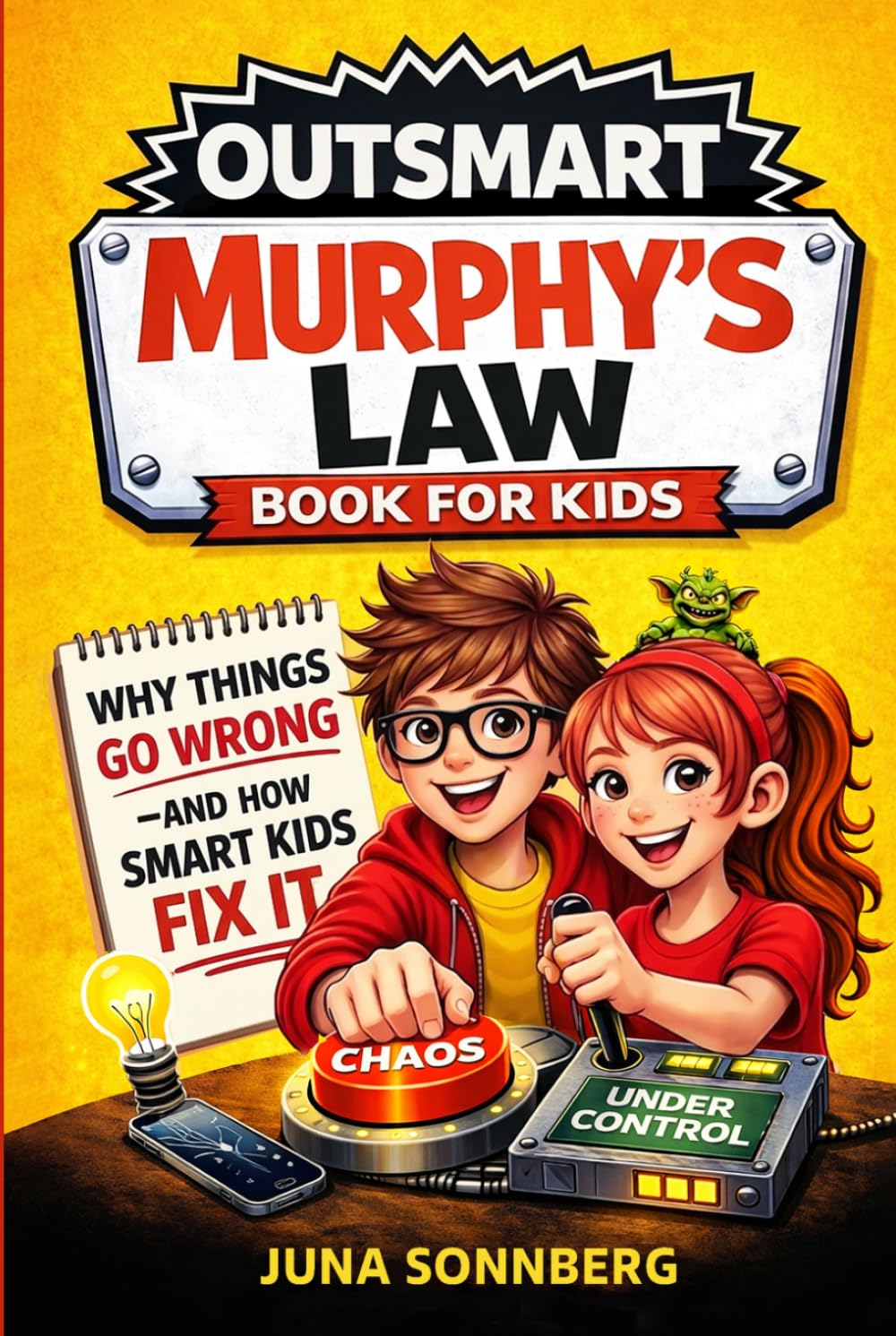 Outsmart Murphy's Law Book for Kids: Why Things Go Wrong — and How Smart Minds Solve Problems Fast | Real Science & Life Principles w/Comic Book–Style Images (Life Skills for Children & Teens)