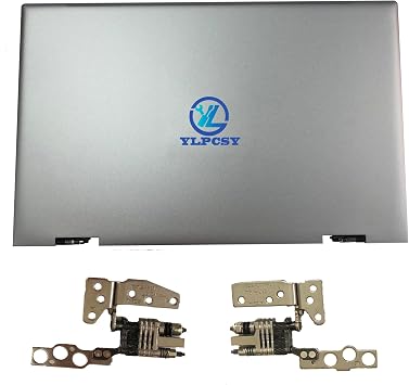 Replacement Laptop LCD Back Cover Top Case Rear Lid with Antenna Hinges for H P Envy 15-EW 15-EY Series Laptop N09645-001 AM3RS000110 Slvier