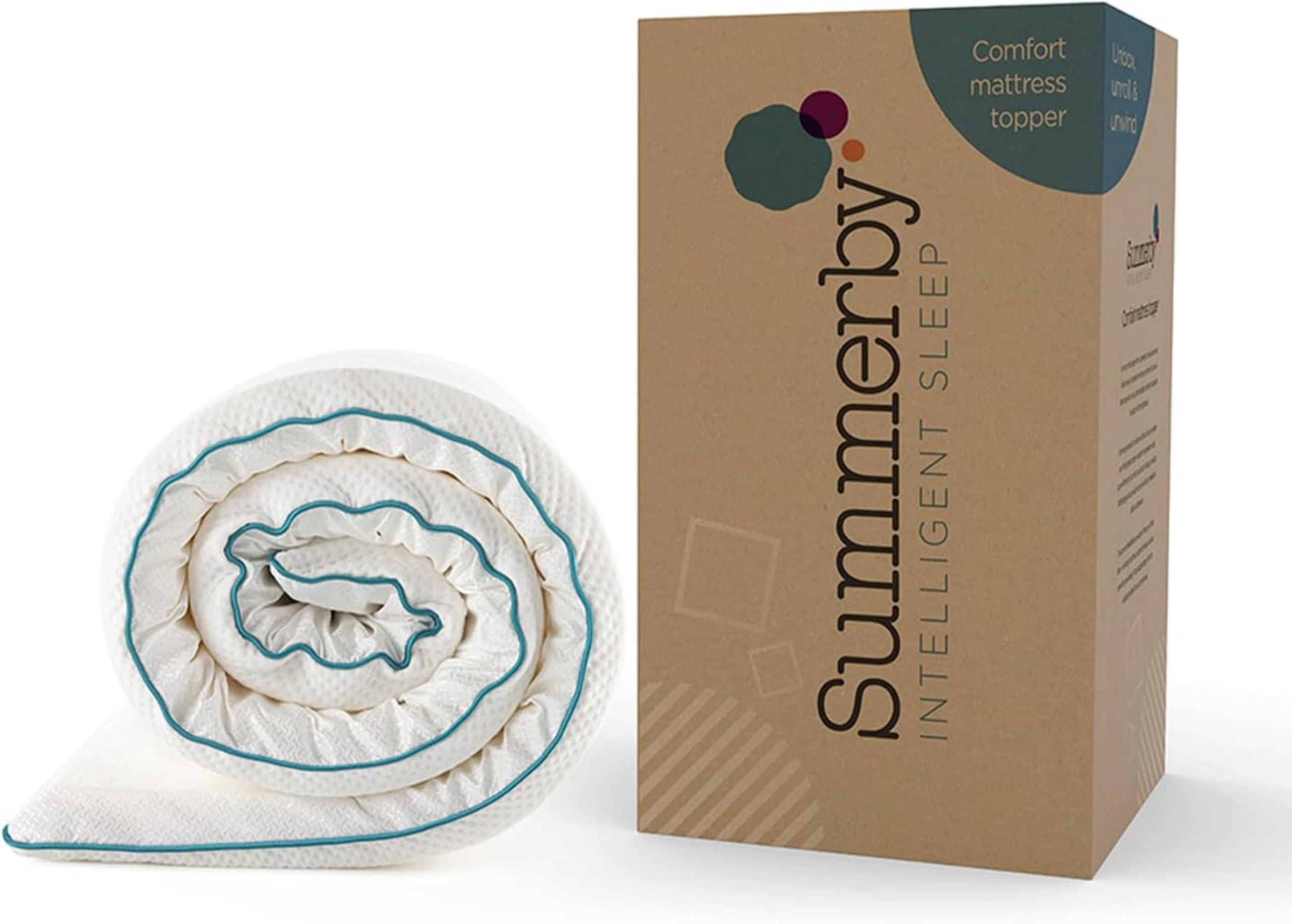 Summerby Sleep Memory Foam Mattress Topper with Anti Slip Technology | 5cm | Single 90cm x 190cm (SUMT50S)