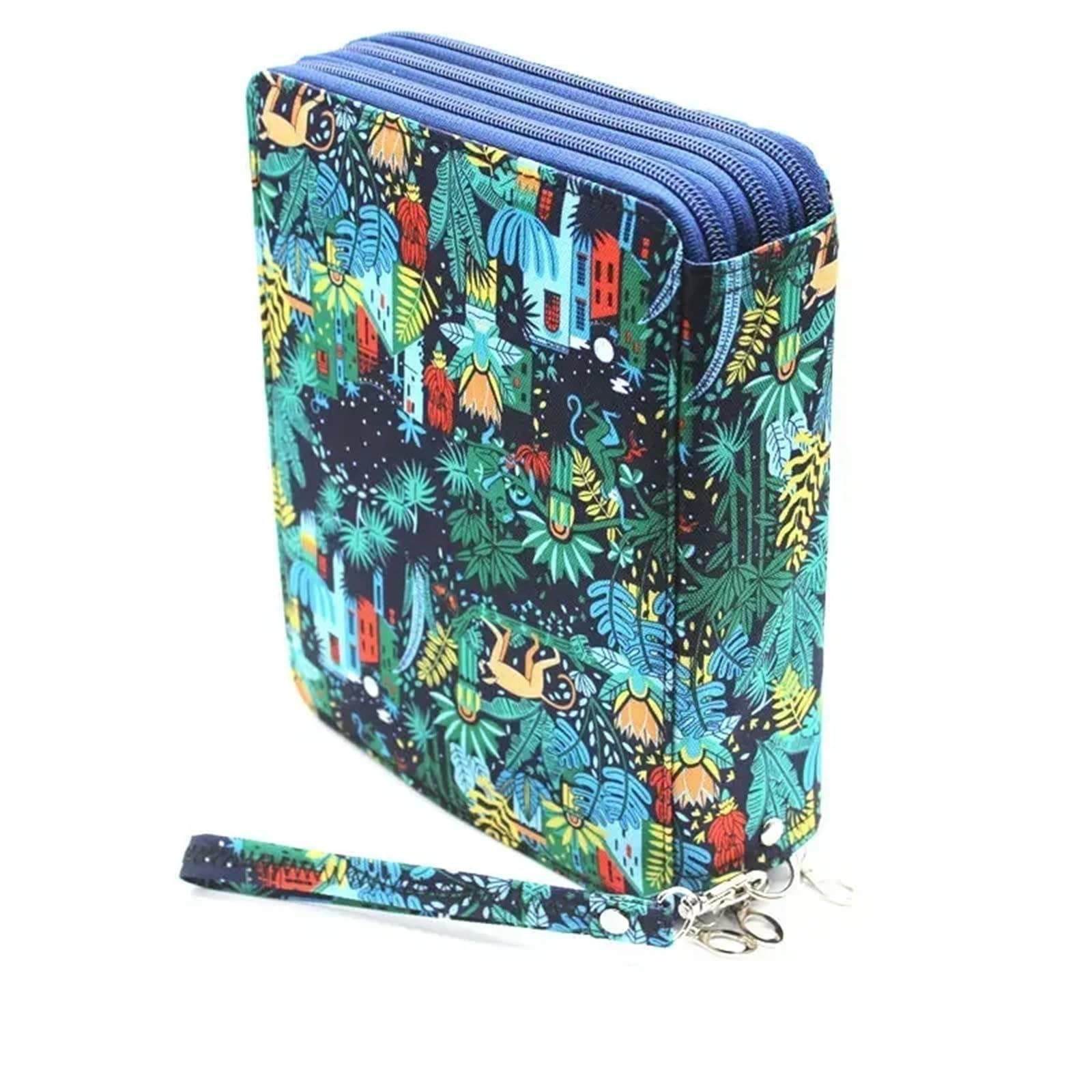 Trousse Feutre Sac de Papeterie en PU, étui Rangement Grande capacité