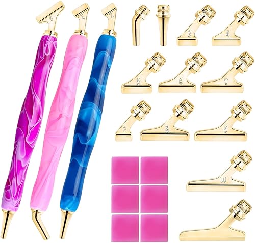 DoreenBow Juego de 21 puntas de metal con punta de metal con punta de rosca de rosca de acero inoxidable de 45, puntas multiplacer, accesorios de