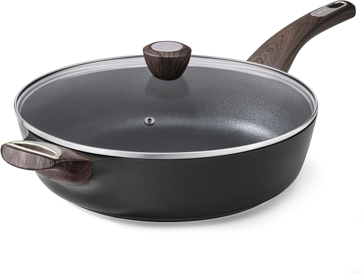 SENSARTE Nonstick Frying Pan Skillet with Lid