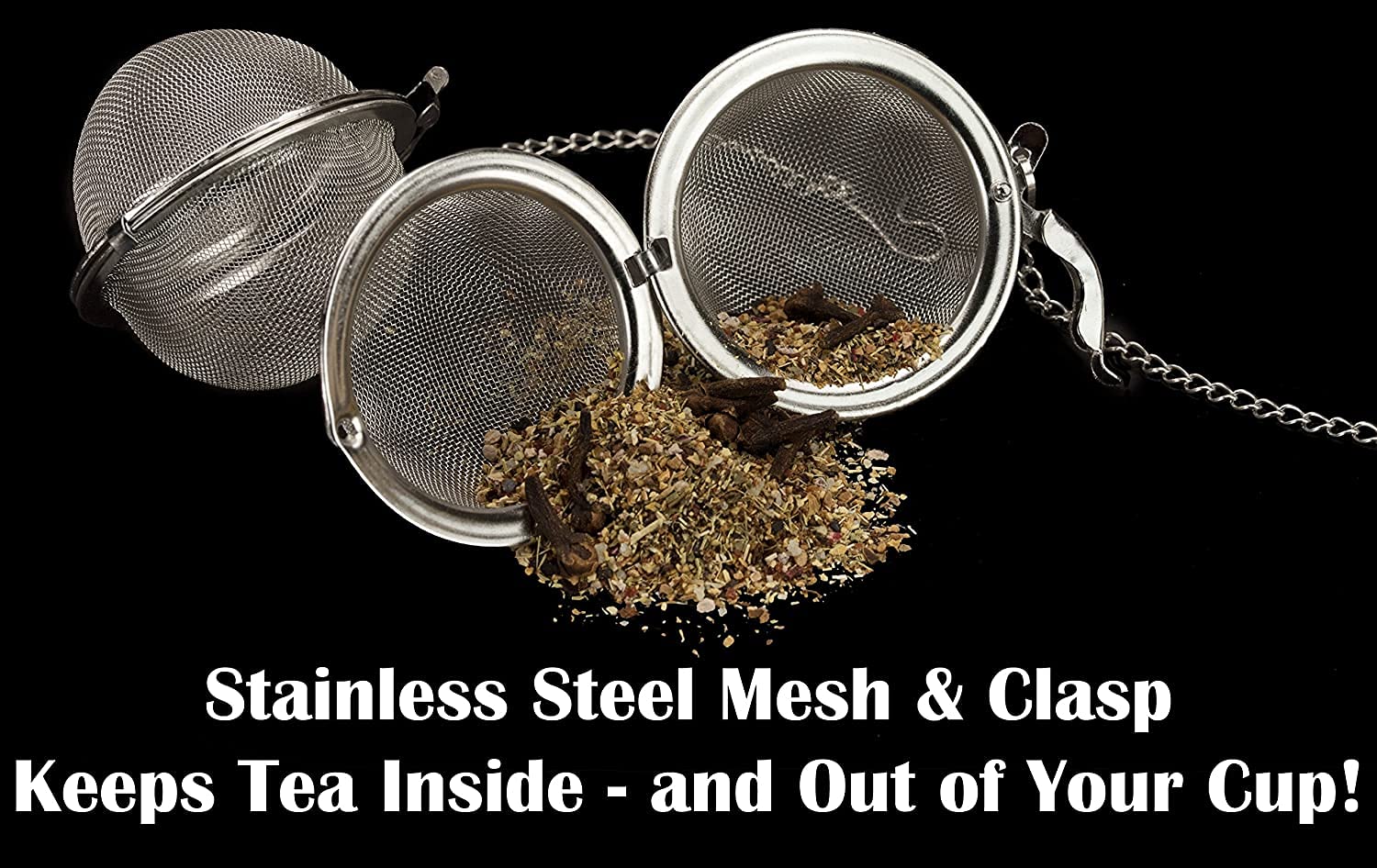 Stainless Steel Tea Infuser - Loose Leaf Tea Strainer -5